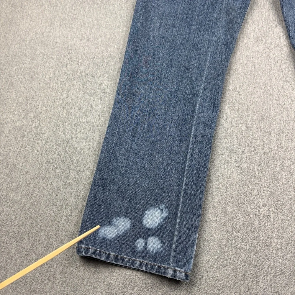 Carhartt Jeans Mens 36x34 Blue Denim Relaxed Fit Straight Holter Workwear 101483